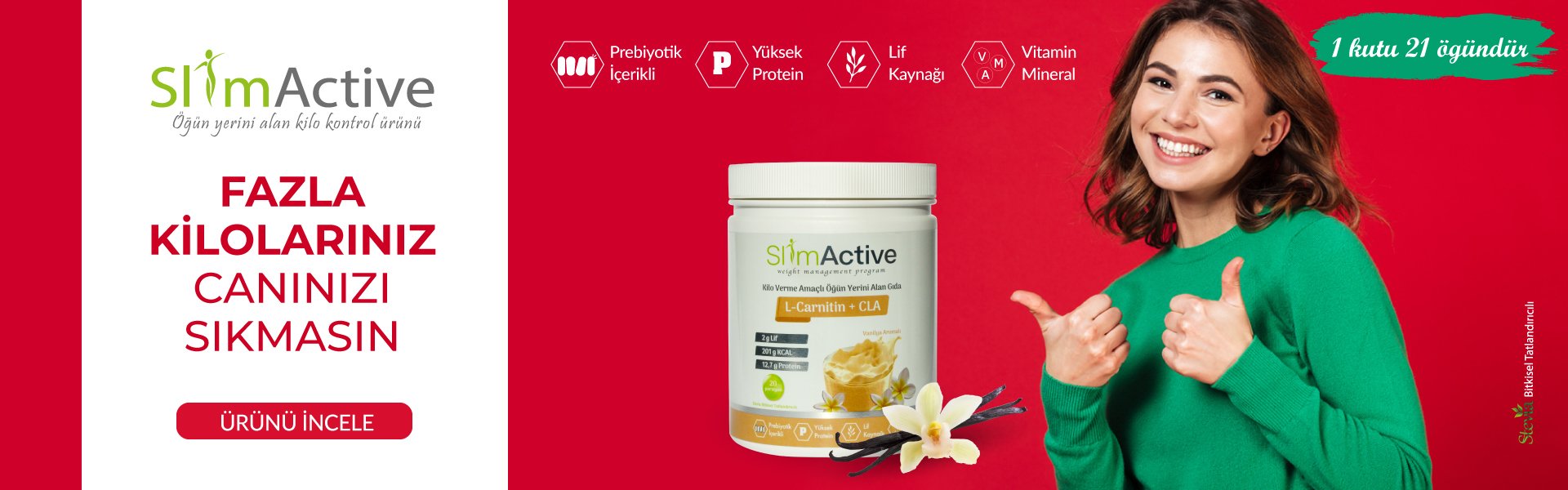 Slim Active, kilo kontrol ürünüdür.